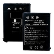EMPIRE 3.7V Panasonic CGA-S003 Li-ion 580 mAh Batteries - 2.15 watt BLI-237